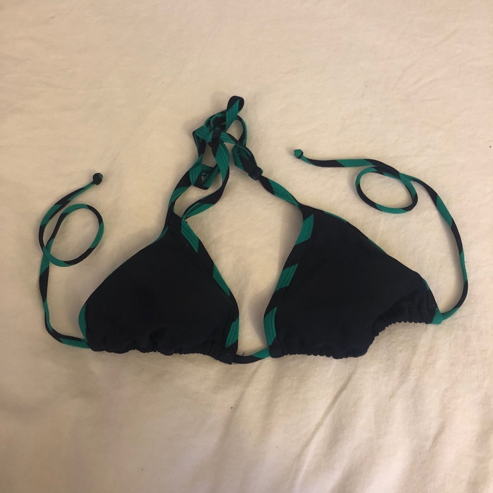 Navy Bikini Top